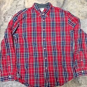 J. Crew Factory Plaid Button Up